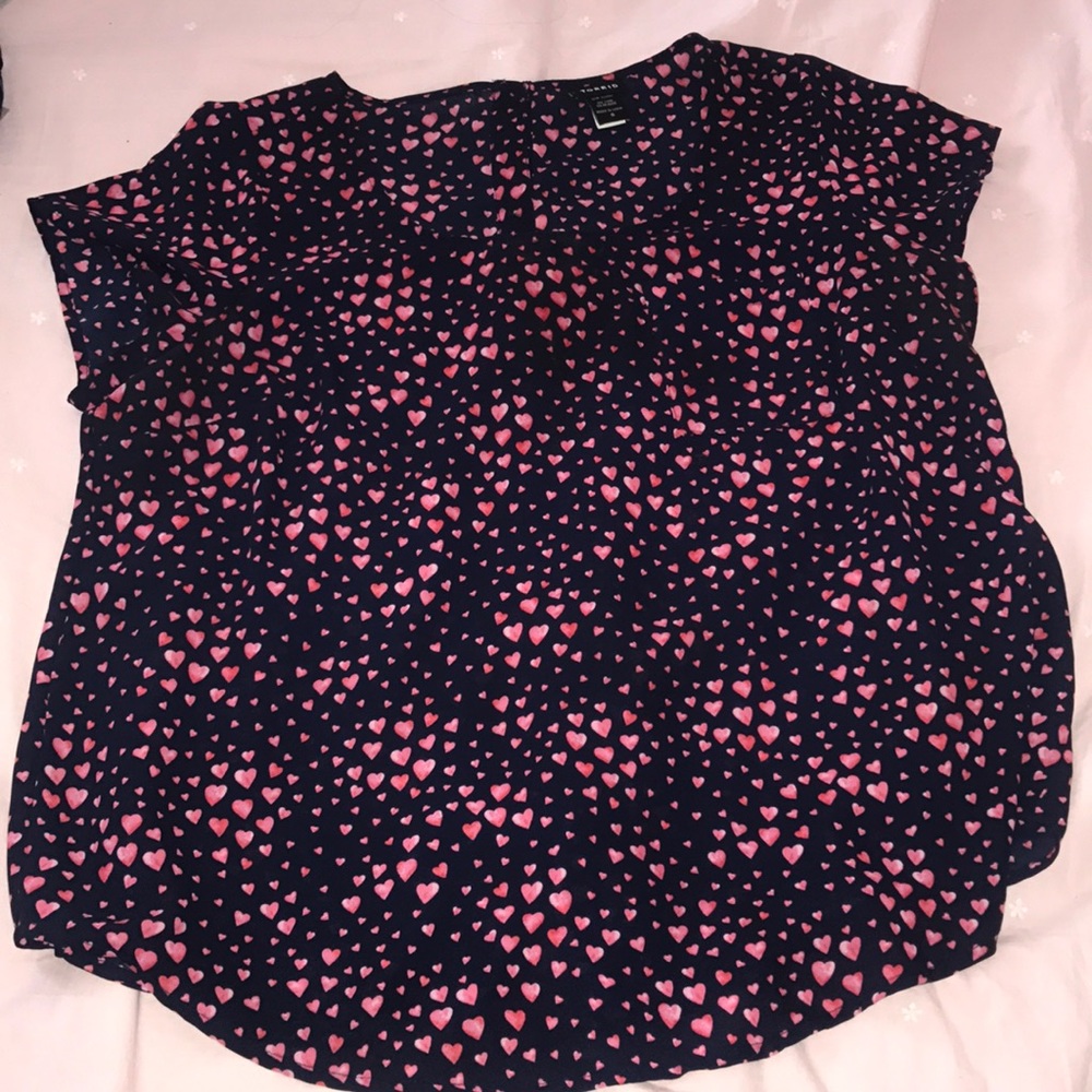 Torrid plus size heart top